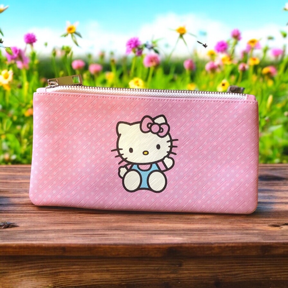 Sanrio Hello Kitty Pink Pencil Pouch. NWT RETAIL $14.99 8.75 X‎ 4.25